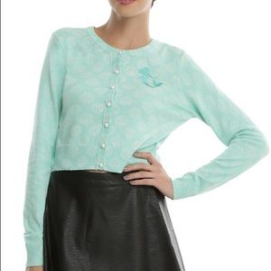 Teal “The Little Mermaid” Cardigan